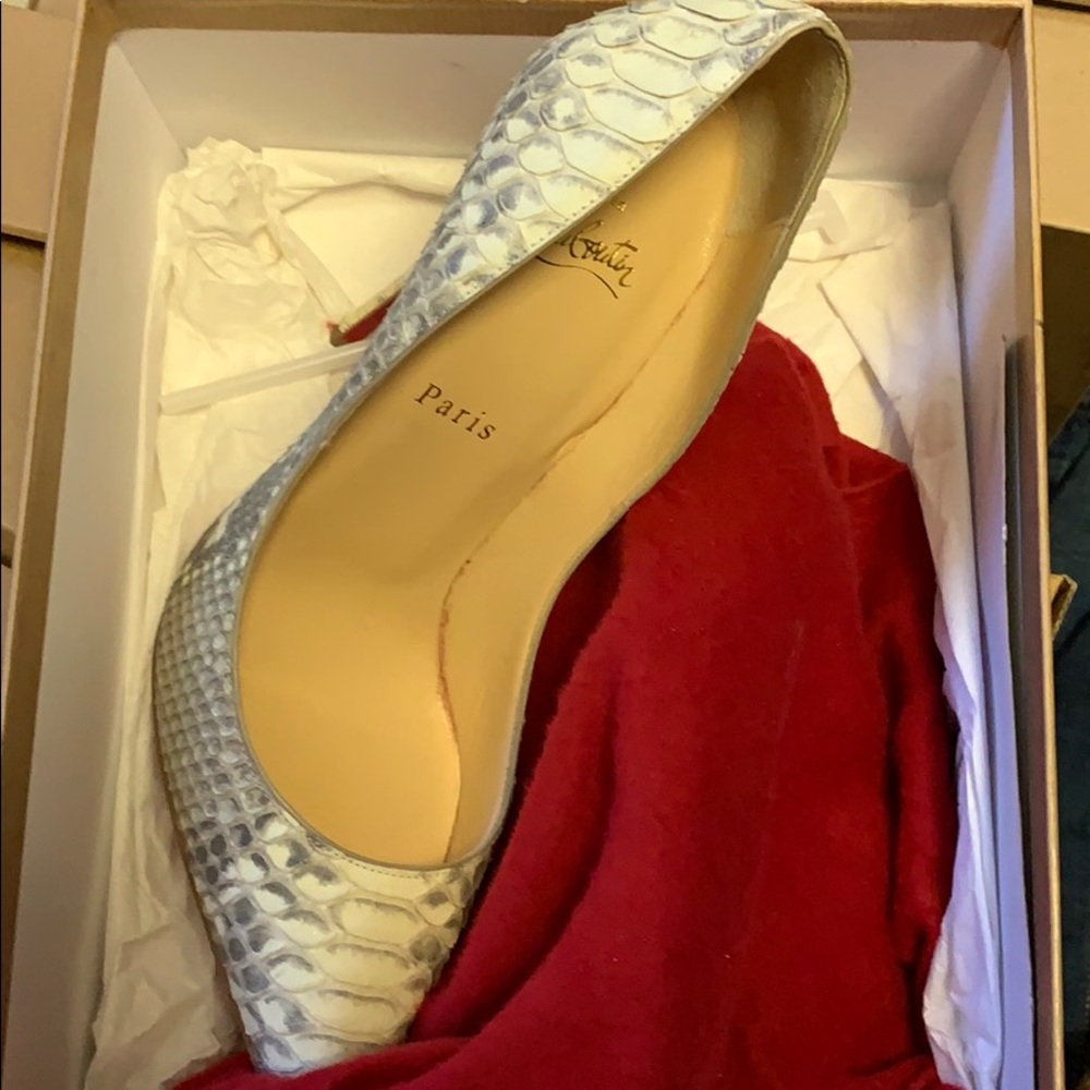 Christian Louboutin Python Pumps - Picture 2 of 8